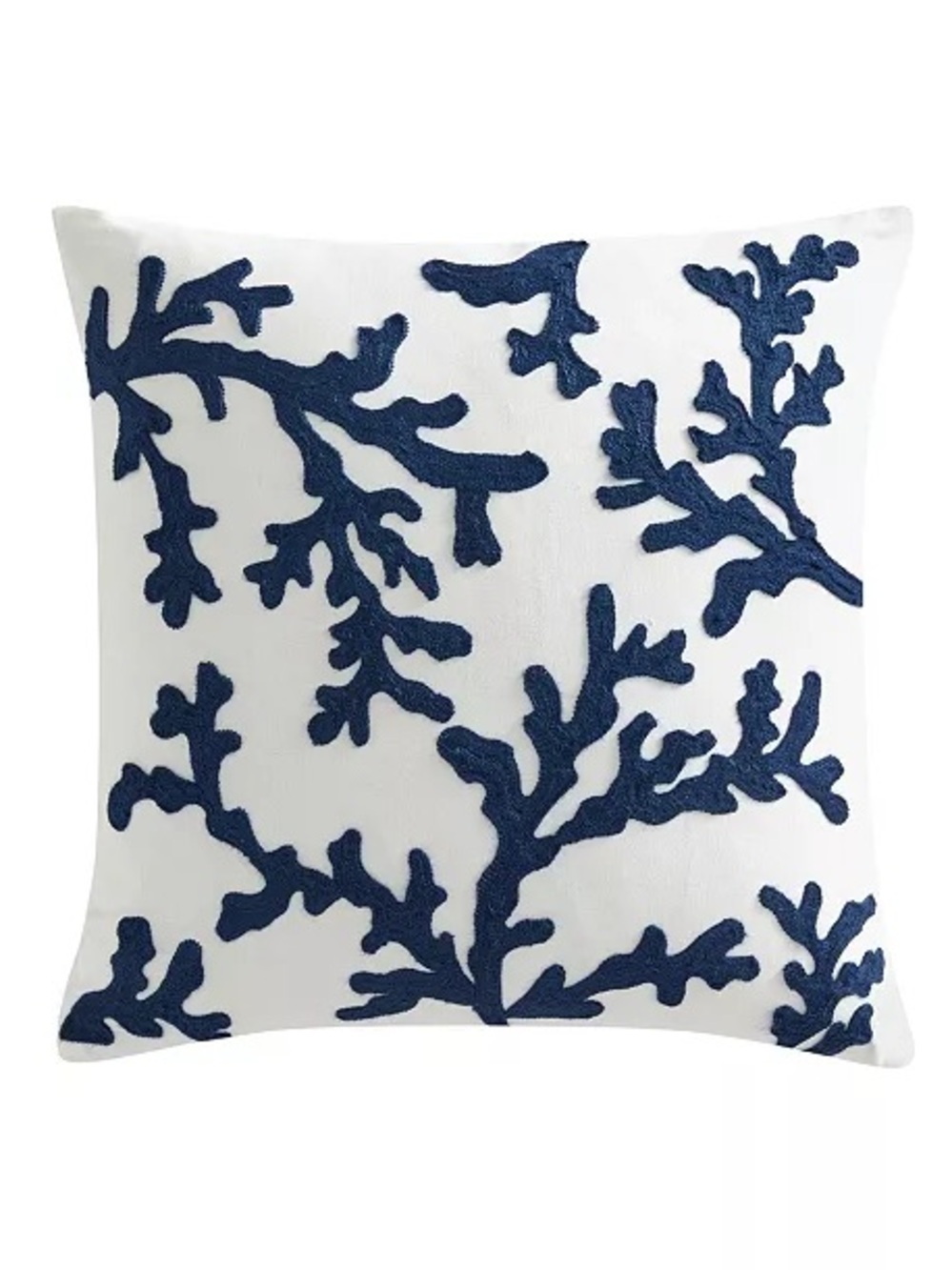 Coral Embroidery Pillow Covers